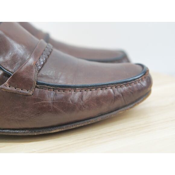 Bruno Magli Loafers Men\'s Size 9 W‎ Brown Made in Italy main image 10